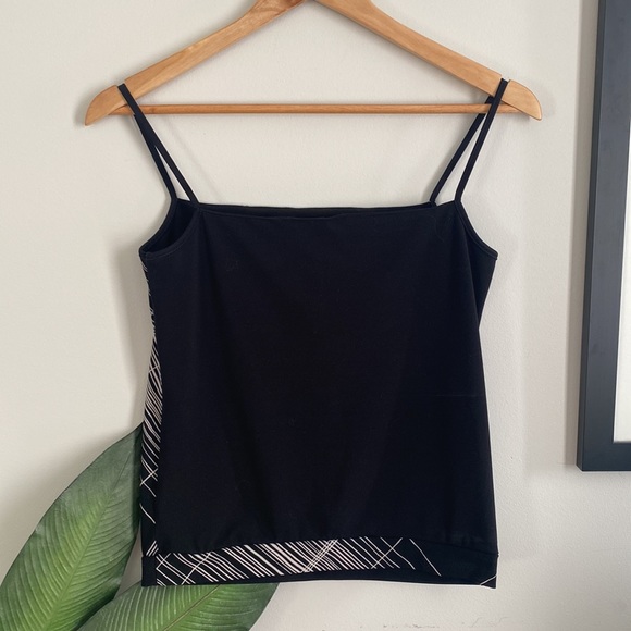 Vintage Robert Kitchen Black and White Graphic Cami 🇨🇦 Made in Canada 🇨🇦 - Picture 5 of 7